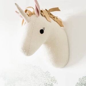 Target Pillowfort Unicorn Head Wall Hanging Decor Girls Room Whimsical Animals